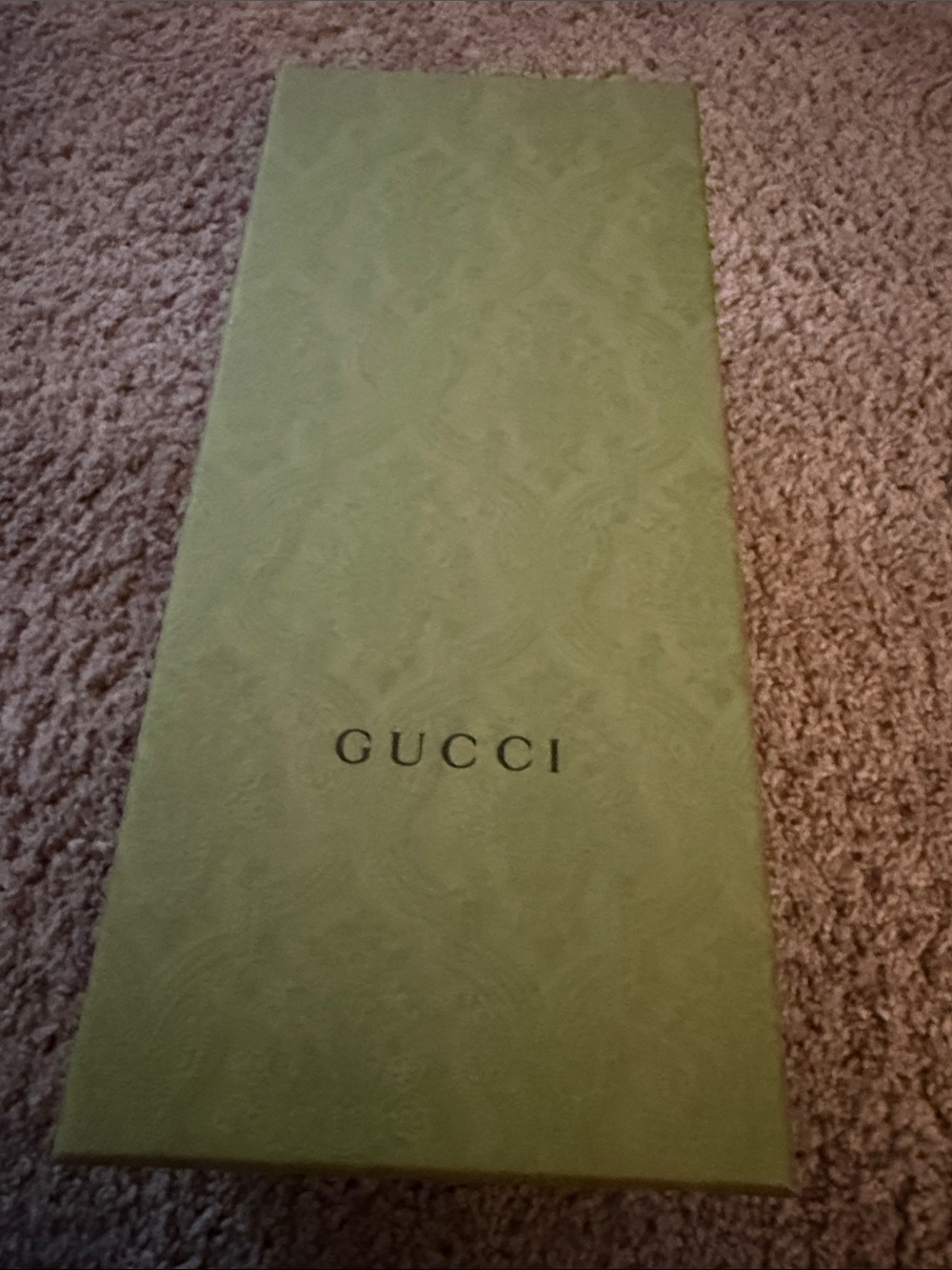 Gucci Box with Black authentic Sandals and Dust Cases